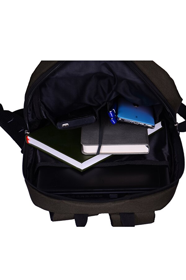 Strong Bag STRONG 15.6 İNCH Laptop/Notebook Bölmeli Sırt Çantası, Seyahat Çantası HAKİ YEŞİL
