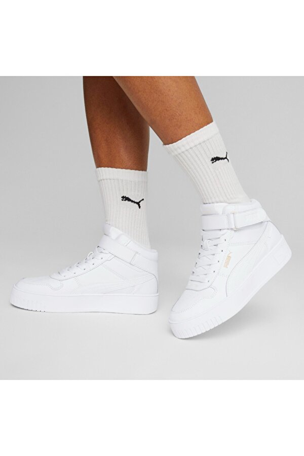 Puma Carina Street Mid Kadın Beyaz Sneaker