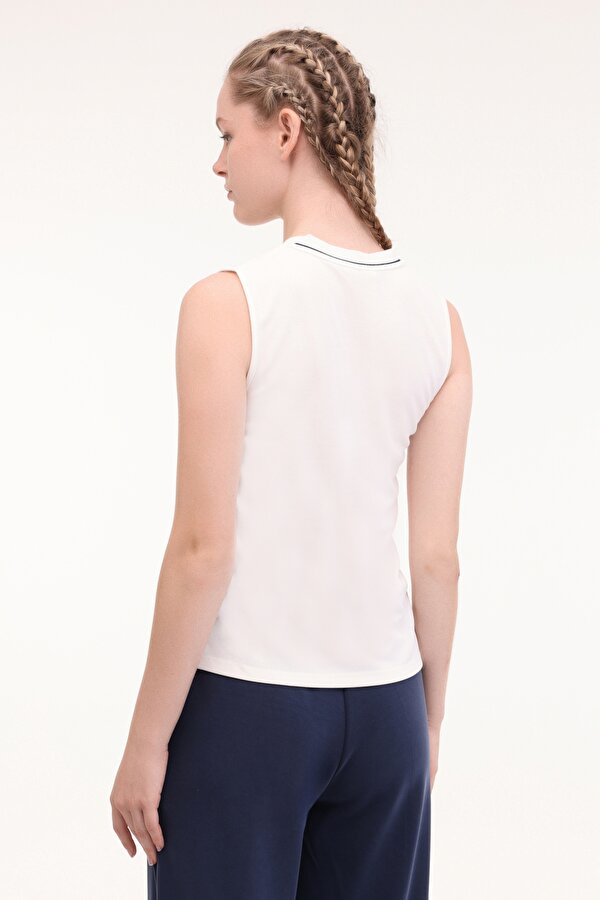 Lotto W-ANDERAN TANK 5FX Ekru Kadın Atlet