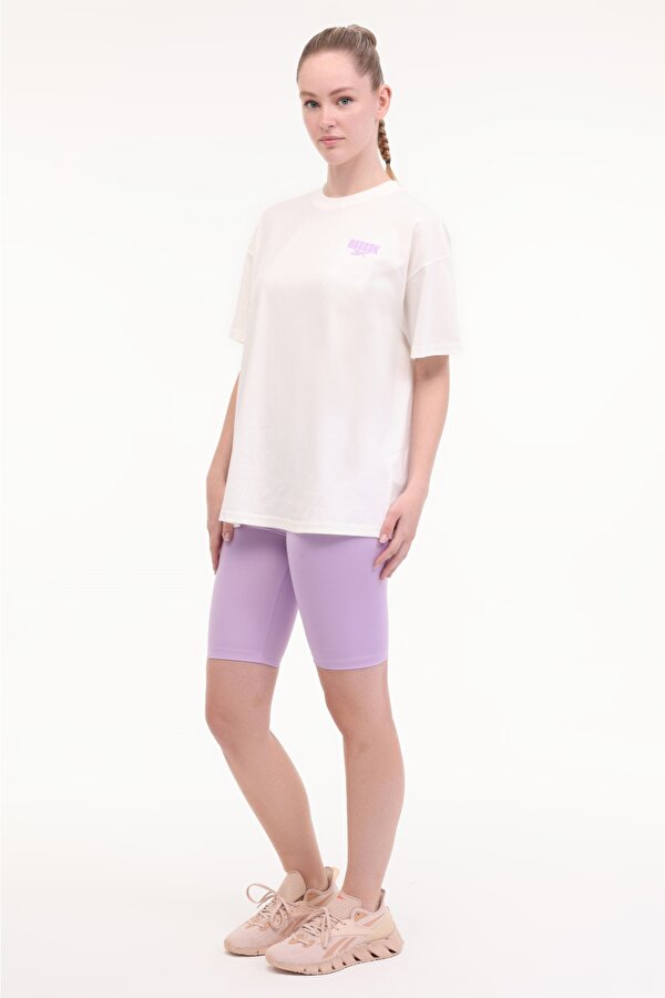 Reebok TENA TEE Ekru Kadın Kısa Kol T-Shirt