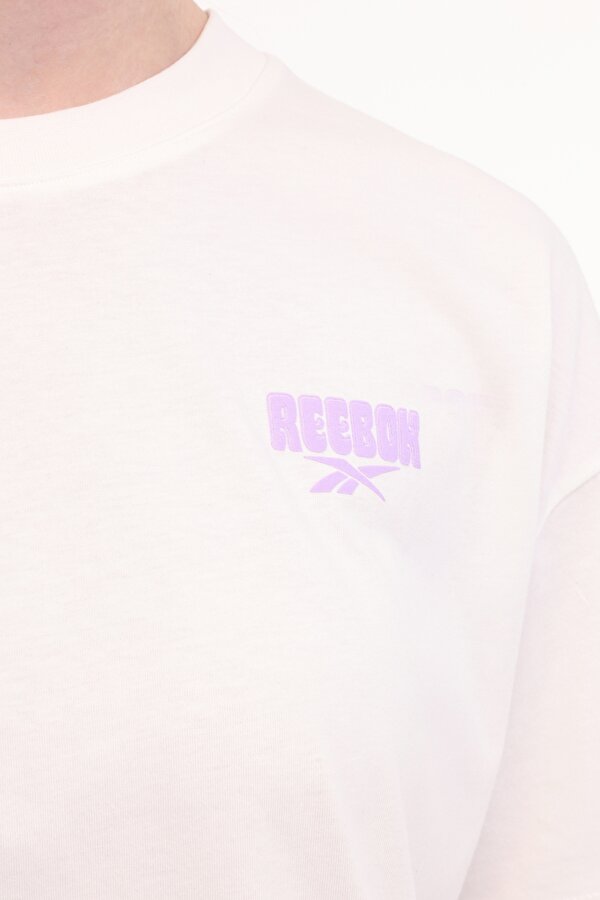 Reebok TENA TEE Ekru Kadın Kısa Kol T-Shirt