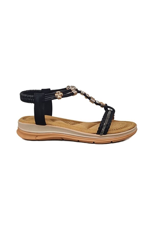 Kadın Taşlı Rahat Günlük Sandalet 815260-Z