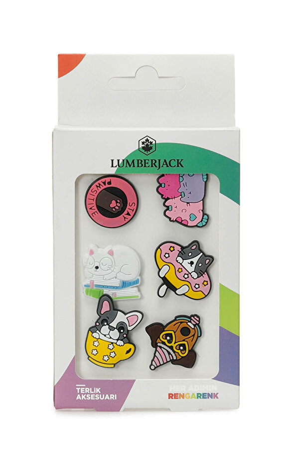 Lumberjack CAT AND DOG Çok Renkli Unisex Ayakkabı Aksesuarı