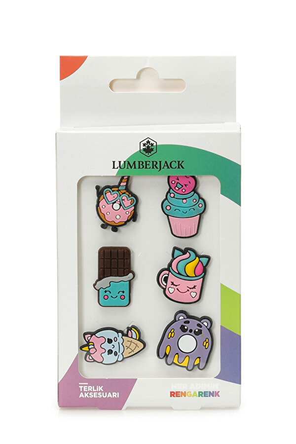 Lumberjack JUNK FOOD Çok Renkli Unisex Ayakkabı Aksesuarı