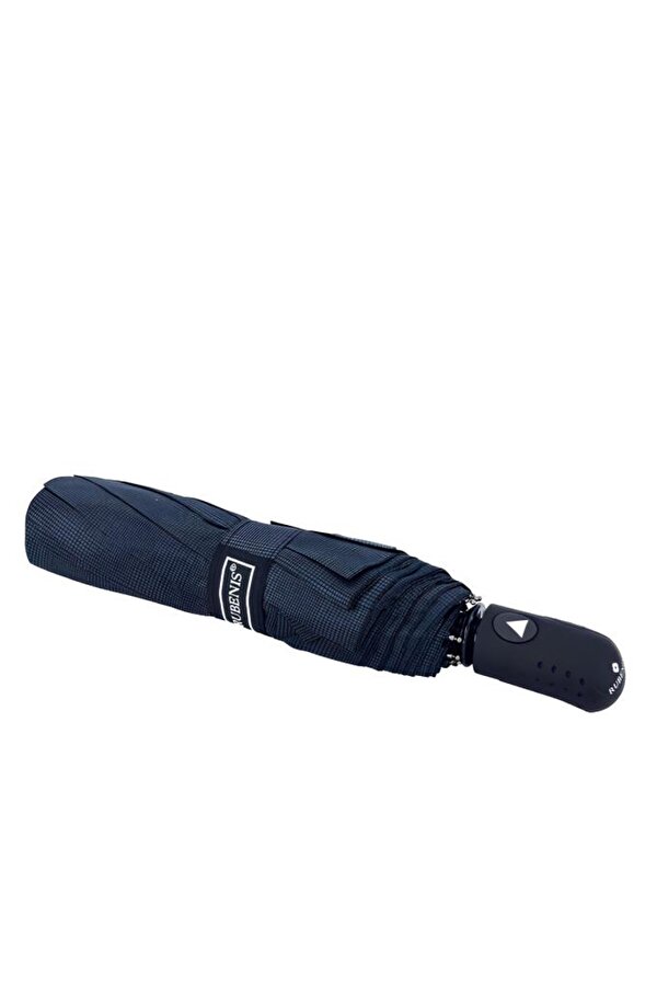 Louisiana Polo Şemsiye Yarı Otomatik Desenli Siyah 1115