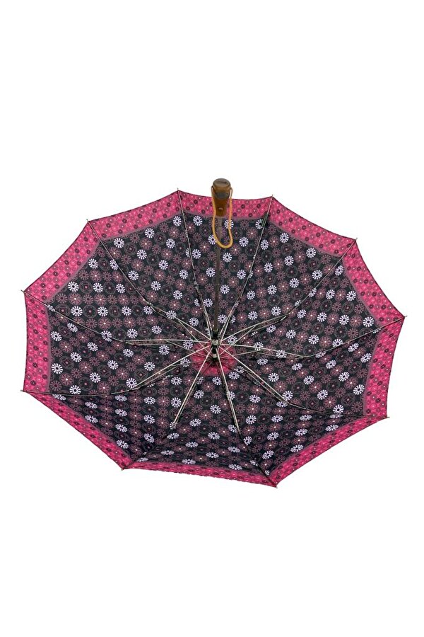 April Lüx Şemsiye Mor Desenli 32-L