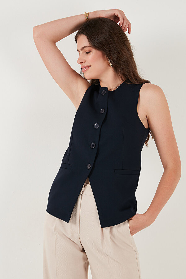 Lela Bayan Yelek 65200004 LACİVERT