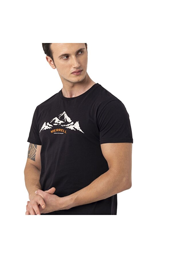 Merrell Taurus M Erkek Siyah Tshirt M4taurusm-10010