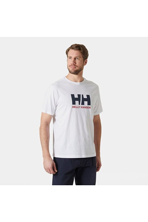 Helly Hansen Hh Logo T-shırt 3.0 Erkek Beyaz Tshirt Hha.54596-hha.001