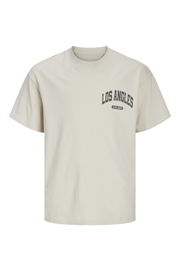 Jack & Jones Jack Jones Jjebradley Varsıty Bk Tee Ss Ln Styd Jnr Çocuk Bej Tshirt 12270196-06