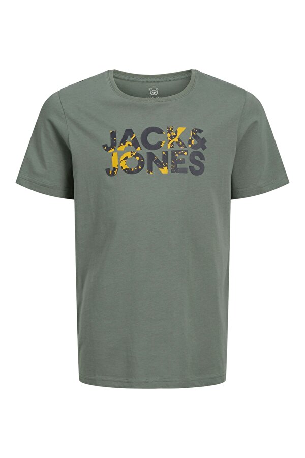 Jack & Jones Jack Jones Jjstyd Corp Splash Tee Ss C.neck Ln Jnr Çocuk Yeşil Tshirt 12270161-21