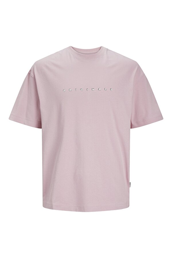 Jack & Jones Jack Jones Joreaster Actıvıty Tee Ss Crew Neck Erkek Pembe Tshirt 12251966-20