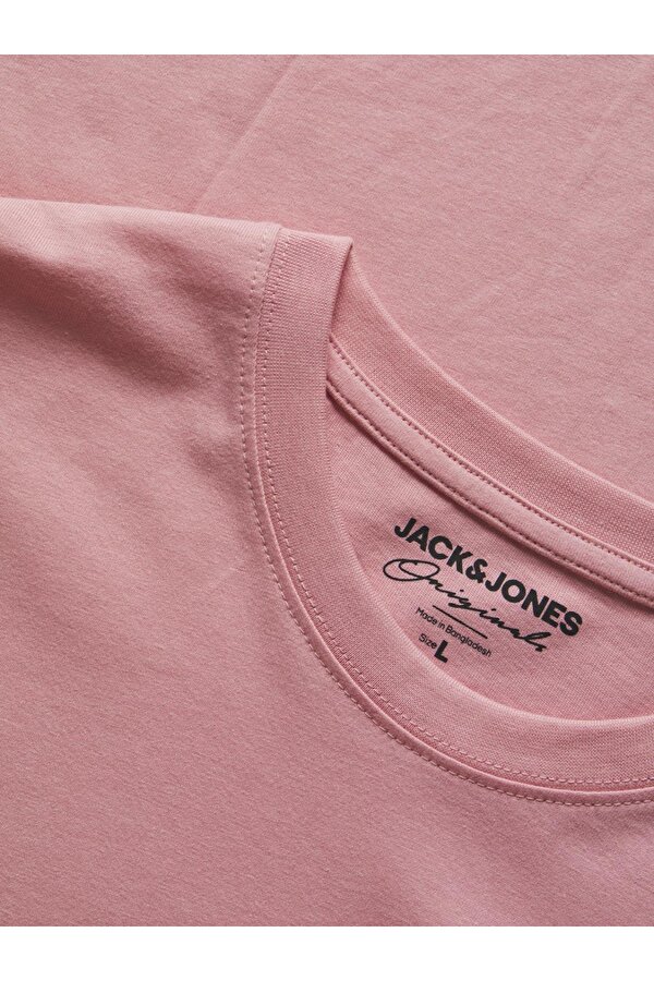 Jack & Jones Jack Jones Joreaster Actıvıty Tee Ss Crew Neck Erkek Pembe Tshirt 12251966-20