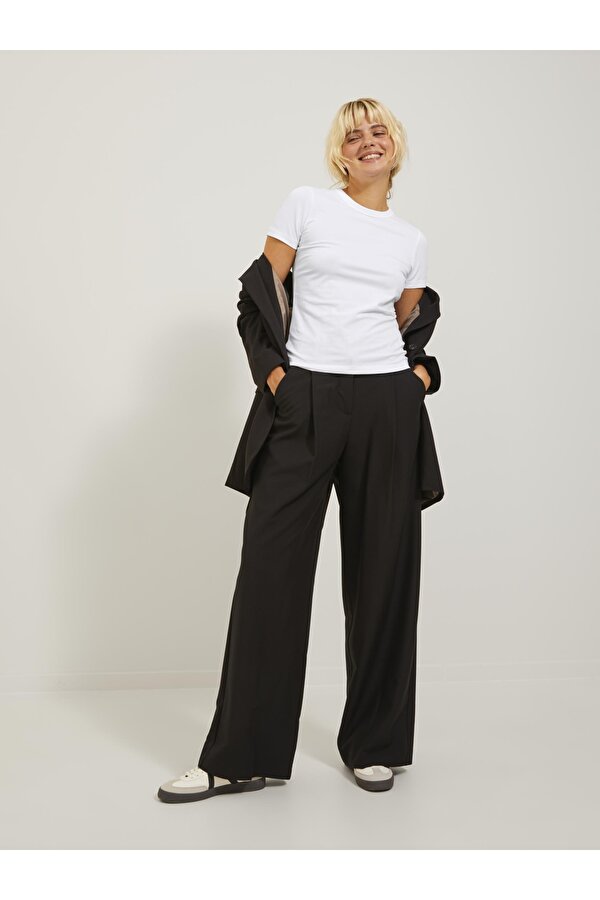 Jack & Jones Jack Jones Jxgıgı Str Ss Tee Jrs Sn Kadin Beyaz Tshirt 12248921-01