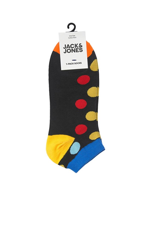 Jack & Jones Jack Jones Cheer Dot Short Sock Erkek Siyah Çorap 12209454-02