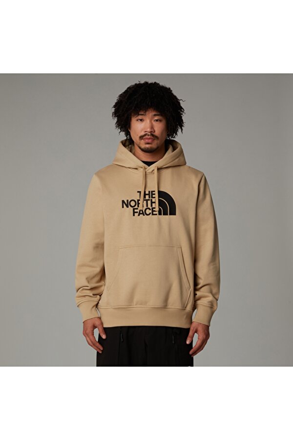 The North Face M Drew Peak Pullover Hoodie Erkek Bej Sweatshirt Nf0a89emlk51
