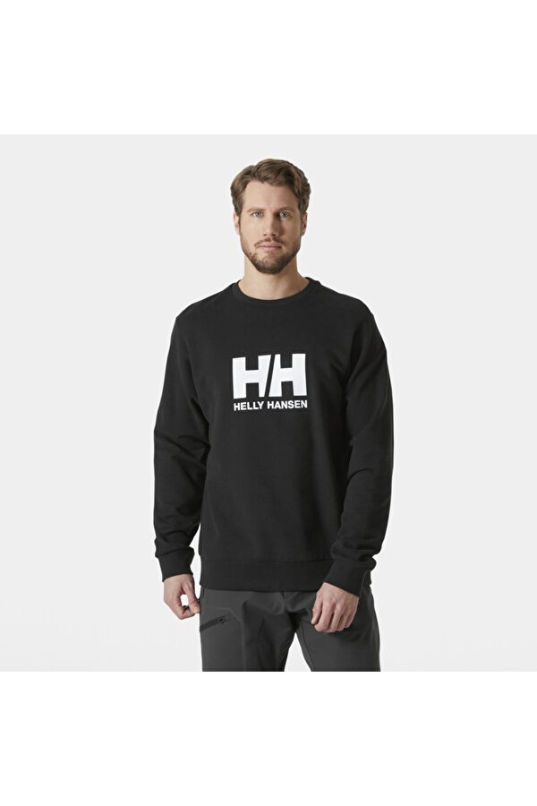 Helly Hansen Hh Logo Crew 2.0 Sweatshırt Erkek Siyah Sweatshirt Hha.30395-hha.990