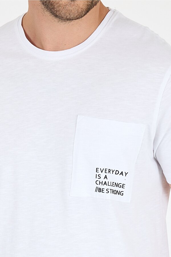 Rodi Regular Fit Pamuk Bisiklet Yaka Penye Erkek Tişört 0068