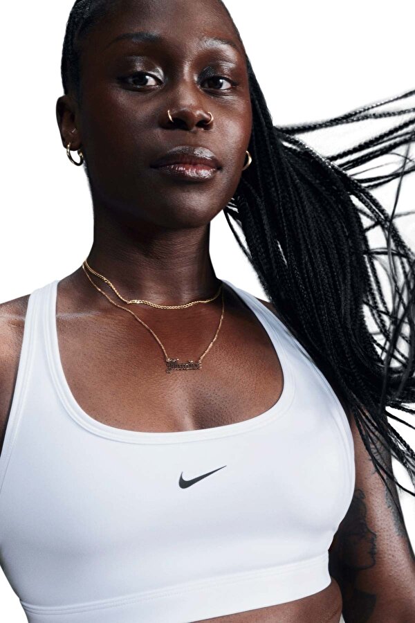 Nike W NK SWSH LGT SPT BRA Beyaz Kadın Bra