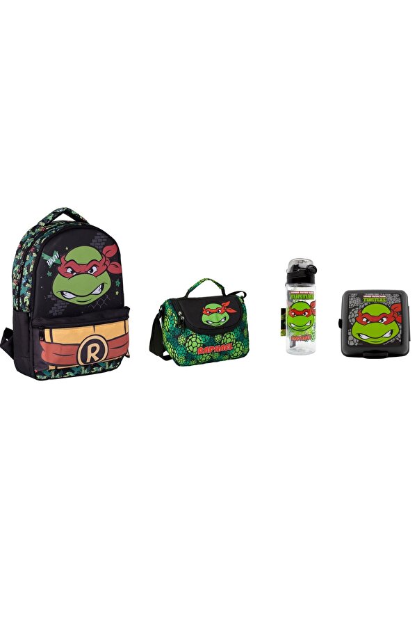 Ninja Turtles NİNJA KAPLUMBAĞLAR Okul Seti (4 PARÇA)