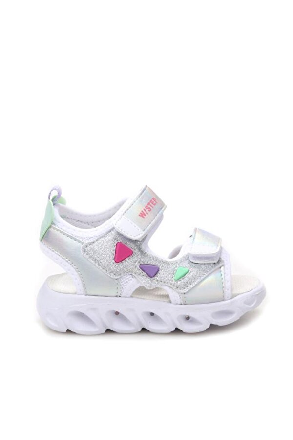 Vetta 03155 Ortopedik Kız Çocuk Bebe Yazlık Işıklı Sandalet