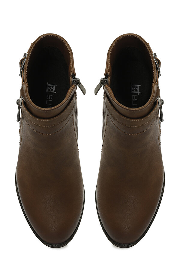 Butigo 24K-1031 5PR Taba Kadın Topuklu Bot