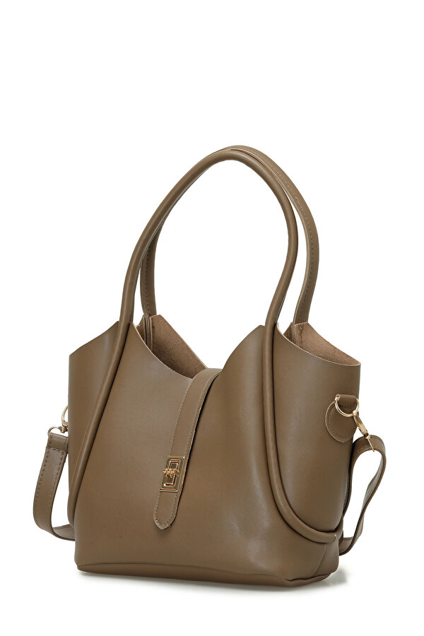 Butigo CLT PRM KLTLI OMZ 5PR Vizon Kadın Omuz Çantası