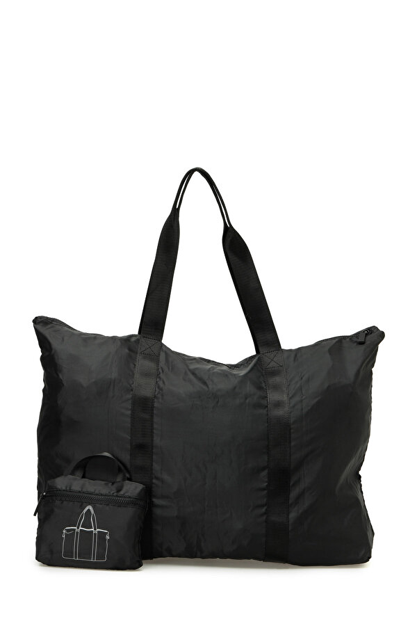Butigo FOLDAWAY BAG 5PR Siyah Kadın Omuz Çantası