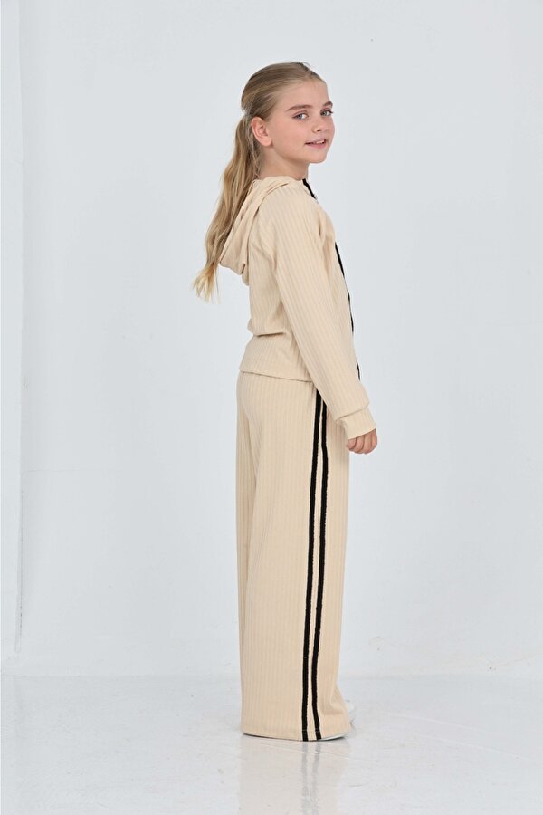 Toontoy Kids Toontoy Kız Çocuk Şerit Detaylı Eşofman Takım