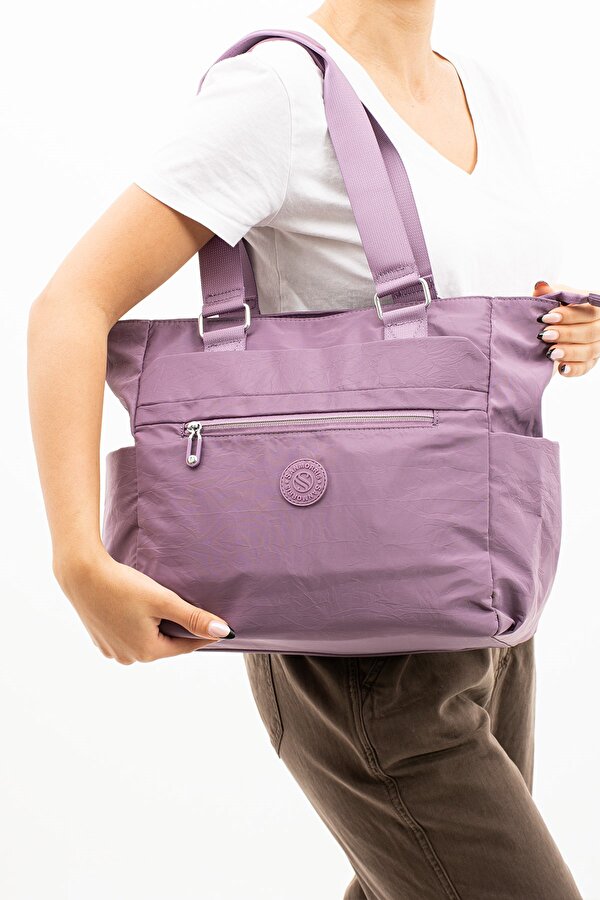 Paul Brand Kadın Çok Gözlü Suya Dayanıklı Klinkır Kumaş Çapraz Askılı El ve Omuz Çantası Pbs4003