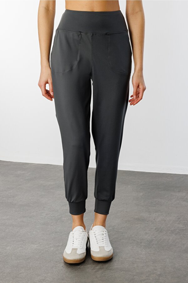 GENIUS STORE Kadın Yüksek Bel Jogger Eşofman Altı Joggers NEW-JOGER