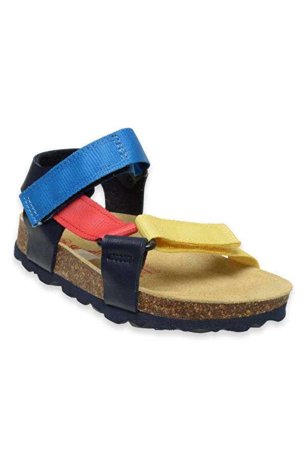 Superfit 000116-F Fussbettpantoffel Lacivert Çocuk Sandalet