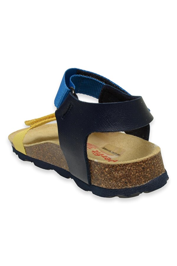 Superfit 000116-F Fussbettpantoffel Lacivert Çocuk Sandalet