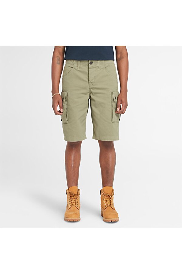 Twill Cargo Short Erkek Haki Şort Tb0a5u1b5901