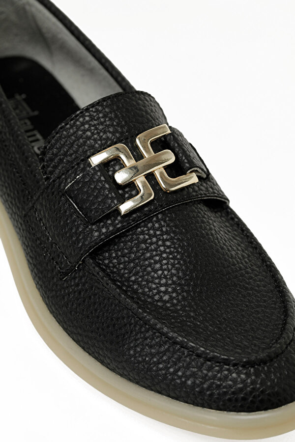 Butigo 25K-8147 5PR Siyah Kadın Loafer