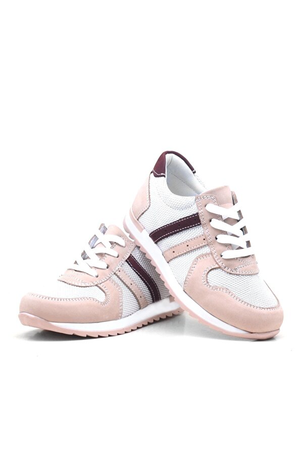 Rakerplus Hakiki Deri Günlük Pembe Kız Çocuk Spor Ayakkabı