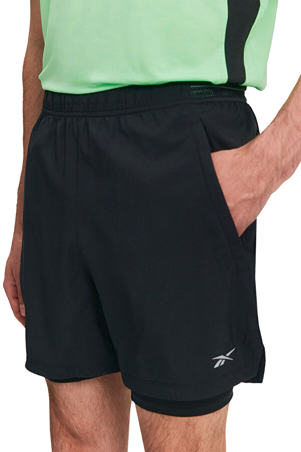 REEBOK Clothing Reebok 2 In 1 Running Short Черный