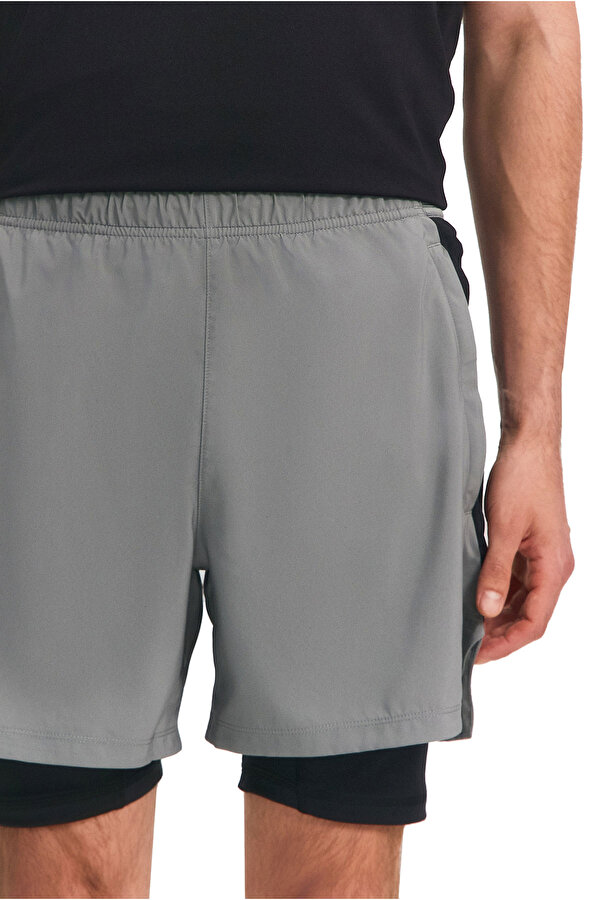REEBOK Clothing Reebok 2 In 1 Running Short Серый 017
