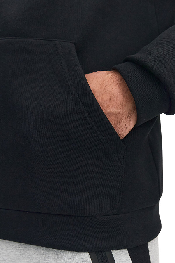 REEBOK Clothing Reebok Core Zip Through Hoody Черный