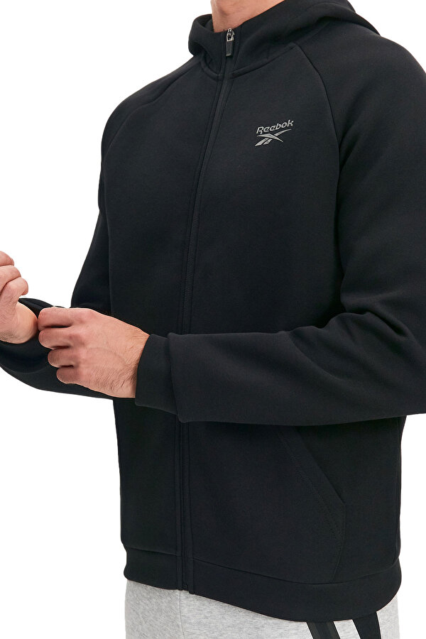 REEBOK Clothing Reebok Core Zip Through Hoody Черный
