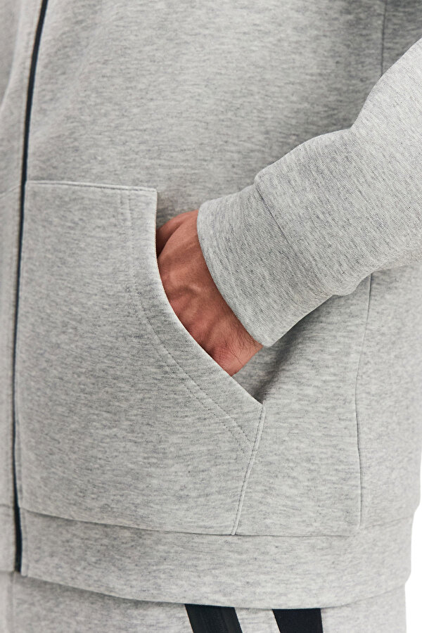 REEBOK Clothing Reebok Core Zip Through Hoody Серый 014