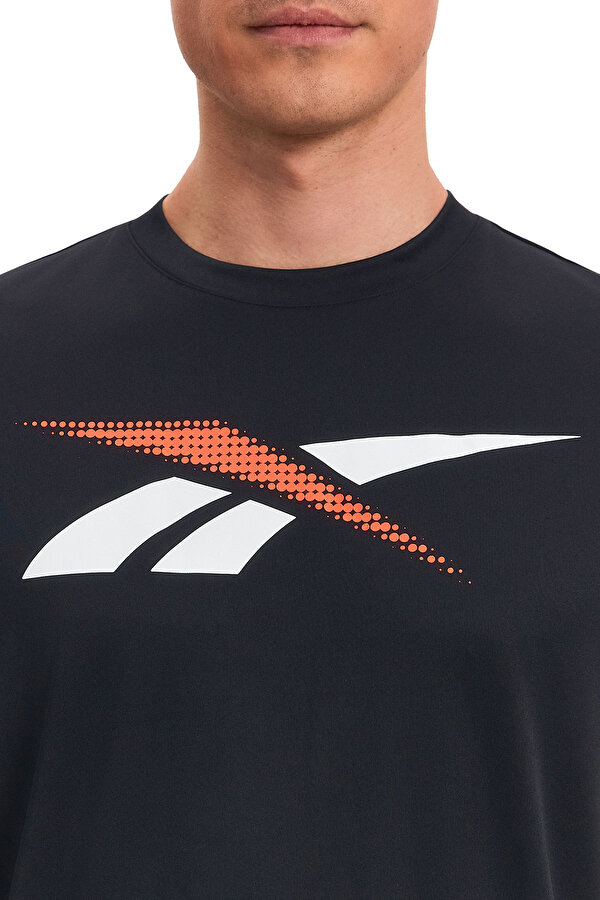 REEBOK Clothing Reebok Running Ss Dotted Vector Черный