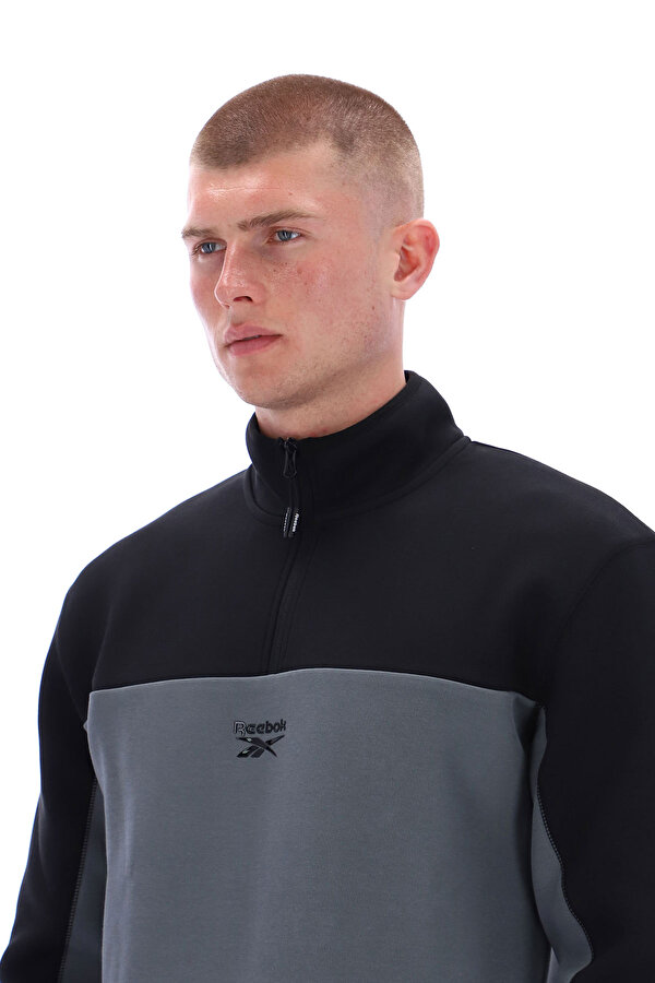 REEBOK Clothing Reebok Half Zip Fleece Top Серый 012