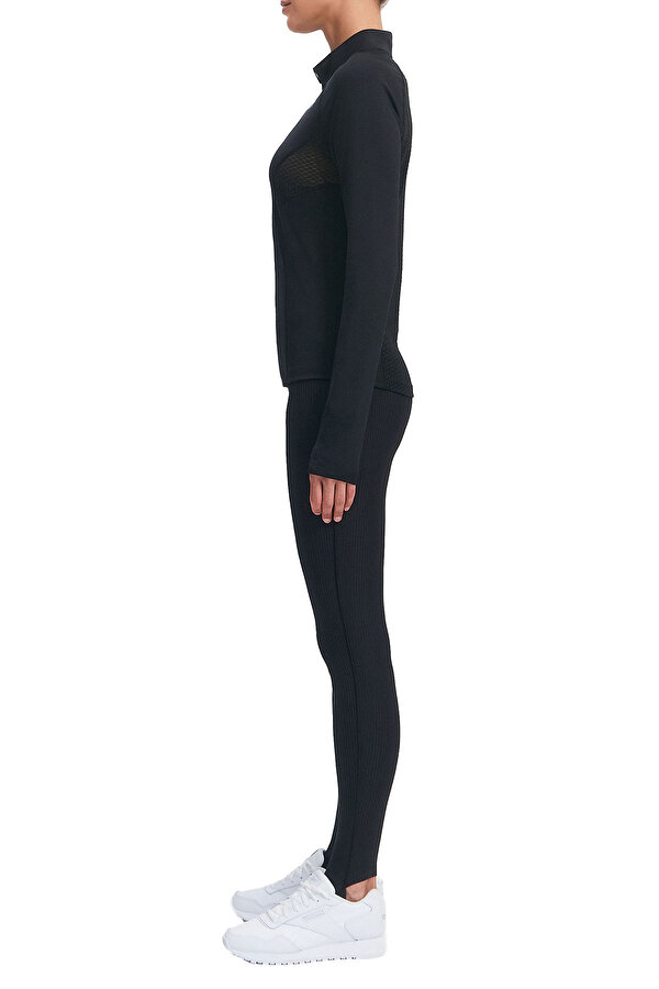 REEBOK Clothing Reebok Running 1/4 Zip Черный