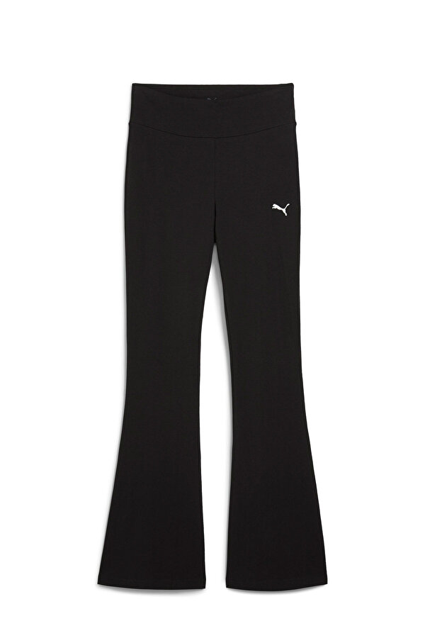 Puma ESS High-Waist Flared Leg Siyah Kadın Eşofman Altı