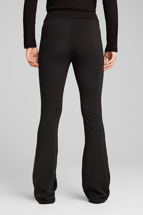 Puma ESS High-Waist Flared Leg Siyah Kadın Eşofman Altı