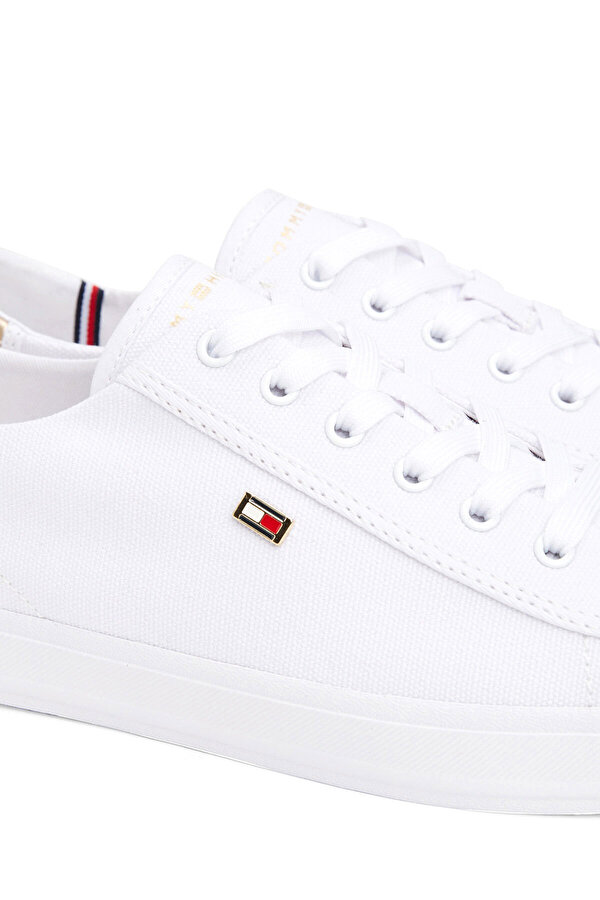 VULC CANVAS LACE UP SNEAK Beyaz Kadın Sneaker - Görsel 4