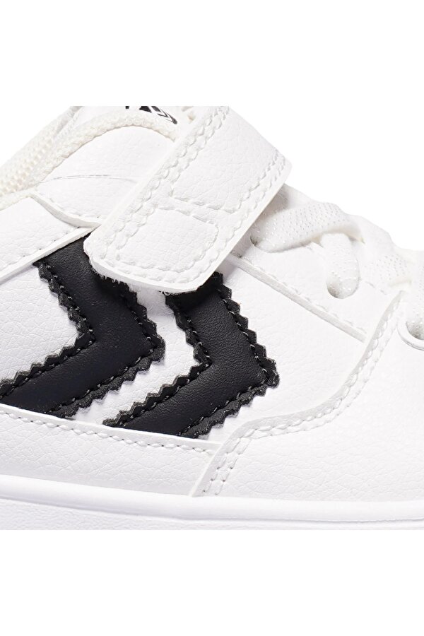 Hummel Beyaz Siyah Cırtlı Erkek Çocuk Spor Ayakkabı