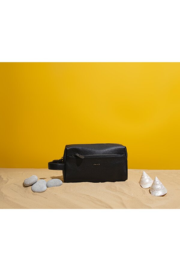 Walkway 4273 Portföy Çanta Siyah Hakiki Deri Erkek Portföy Çantası