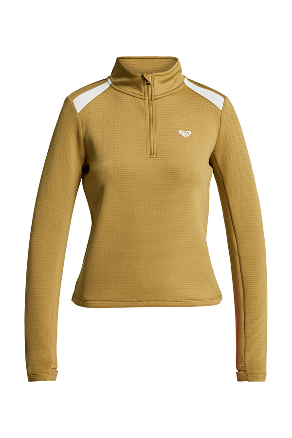 ROXY Clothing Roxy Waves Of Warmth Tech Top Бежевый